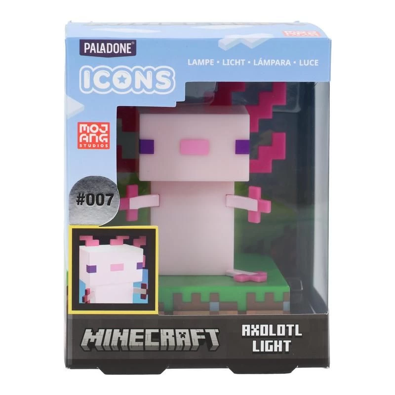 Paladone Minecraft Axolotl Ikonu Gaisma