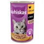 Slapjā barība kaķiem Whiskas 400 g – vistas garša, pieaugušiem kaķiem, skārdenē