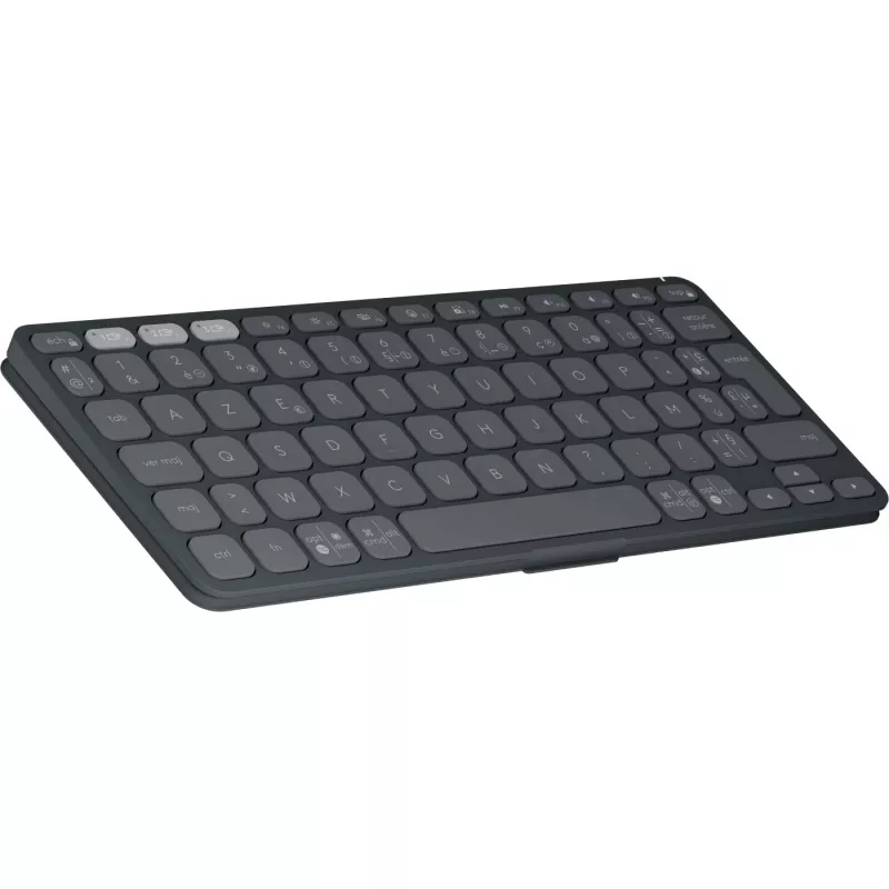 Logitech Keys-To-Go 2 klaviatūra Universāla Bluetooth AZERTY Franču Grafīta