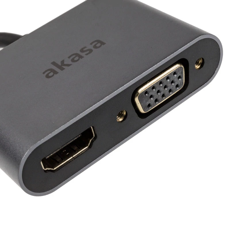 Adapteris USB Type-C Akasa AK-CBCA23-18BK