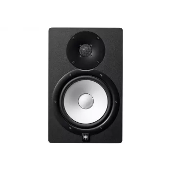 Divvirzienu studijas monitors YAMAHA HS8, 120 W RMS, 8 collu zemfrekvenču skaļrunis, 1 collas augstfrekvenču skaļrunis, 38–30000 Hz, XLR ieeja, melns