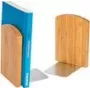 Grāmatu balsts WEDO 61 1207 — Bambuss, Brūns, 120×117×172 mm (pāris)
