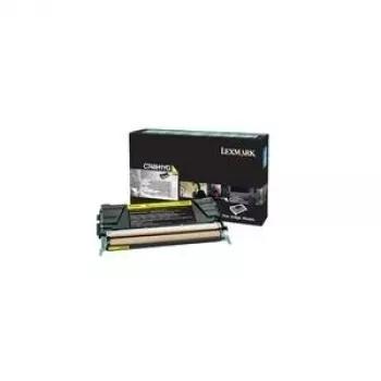 Toner kasetne Lexmark C748H1YG dzeltena, oriģināla, lāzera, ražība 10 000 lapas, 1 gab.