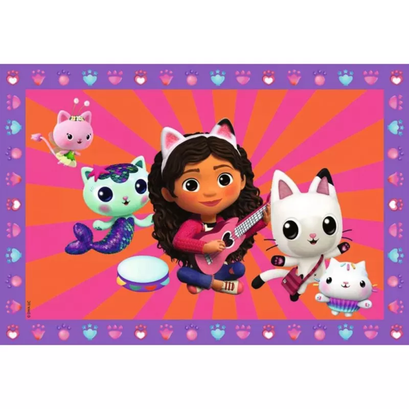 Junior Paint by Numbers - DreamWorks Gabby's Dollhouse (2 dizaini)