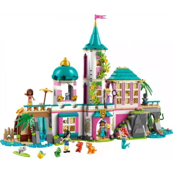 LEGO Disney Princess Pils un Karaliskie mājdzīvnieki būvēšanas komplekts 43267 — 787 gabali, 5 minifigūras, vecums 6+, 320×460×100 mm
