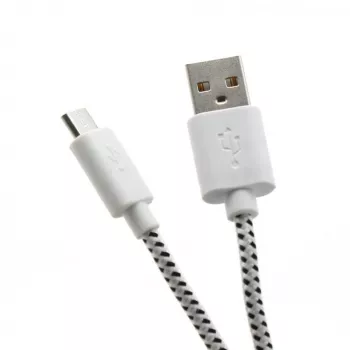 Sbox USB-1031W USB–Micro USB kabelis 1m balts