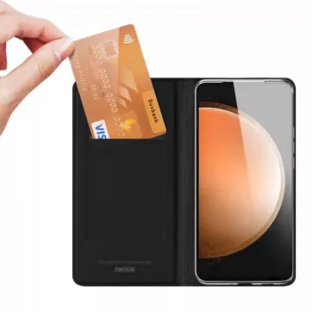 Nevox maciņš ar vāciņu Samsung Galaxy S25 FE, melns (2575)