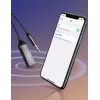 Audio uztvērējs UGREEN CM309 Bluetooth 5.0 USB ar 3.5 mm AUX ligzdu, melns, 20–20000 Hz