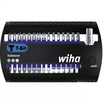 WIHA 41830 - Bit-Set XLSelector, 31-gabalu jaukts, 25 mm, T-Bit (41830)