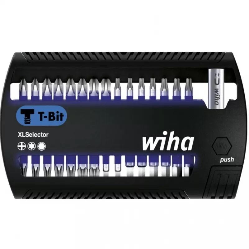 WIHA 41830 - Bit-Set XLSelector, 31-gabalu jaukts, 25 mm, T-Bit (41830)