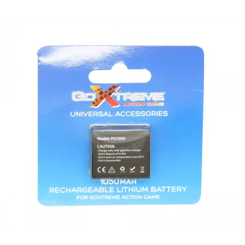 GoXtreme 1050mAh 3.7 V Akumulators Rallye, Endurance, Discovery & Pioneer
