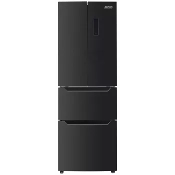 Ledusskapis-salvētava French Door MPM MPM-351-SBF-07, nerūsējošais tērauds, Energoefektivitātes klase E