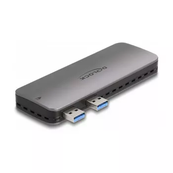 DeLOCK USB 3.2 Gen 2 M.2 NVMe SSD korpuss PlayStation 5 bezinstrumentu montāža