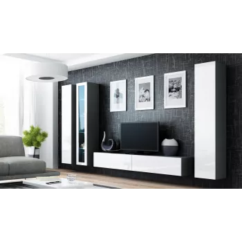 Cama slēgts Skapis VIGO '180' 180/40/30 sonomas ozols/balts glancēts