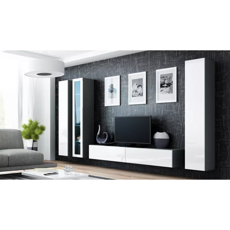 Cama slēgts Skapis VIGO '180' 180/40/30 sonomas ozols/balts glancēts
