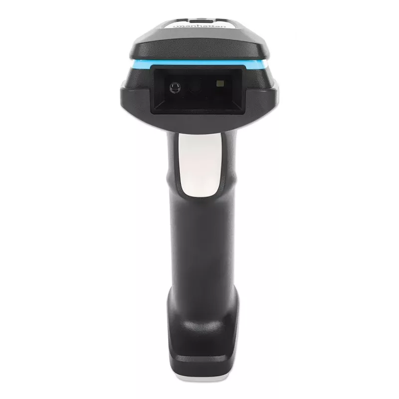 Manhattan 2D tāldarbības LED svītrkodu skeneris, USB, 450 mm skenēšanas dziļums, līdz 100 000 luksu apgaismojums, melns, 3 gadu garantija