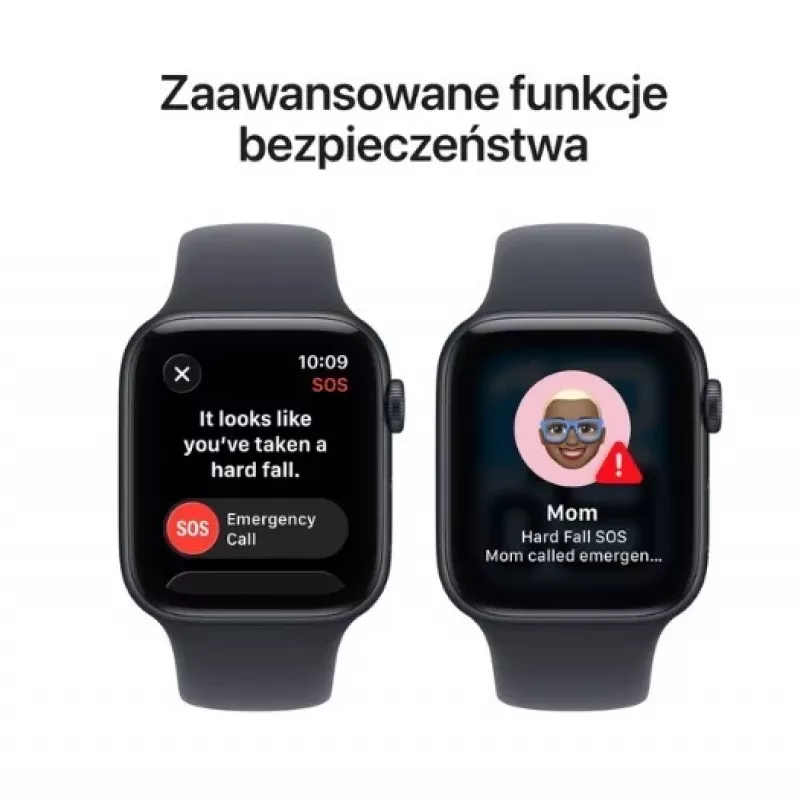 Apple Watch SE 3 GPS+Cellular 44mm Midnight Aluminium Korpusā ar Midnight Sport Siksniņu M/L