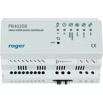 Piekļuves kontrolieris RoGer PR402DR 9050 — durvju piekļuves vadības bloks ar paplašinātām drošības funkcijām