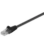 Wentronic Goobay CAT 5e Patch Kabelis, U/UTP, Melns, 2 m - CCA Vara Maisījums (68647)