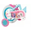 Bērnu velosipēds Toimsa 1297 ar 12 collu putuplasta riteņiem, 4 riteņiem, groziņu, ķēdes aizsargu, dubļusargiem — My Little Pony