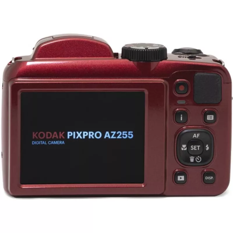 Kodak PIXPRO AZ255 1/2.3 Kompaktkamera 16,35 MP BSI CMOS 4608 x 3456 pikseļi Sarkanā (AZ255RD)