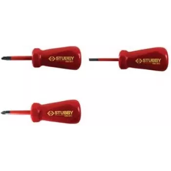 C.K Tools T48344-040 VDE īss plakanais skrūvgriezis, 4,0 x 45 mm, izolēts, IEC 60900