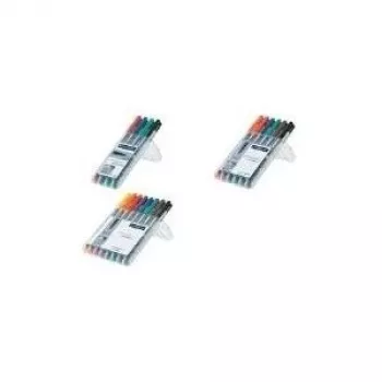 Marķieris Staedtler 316 WP4 Melns Zils Zaļš Sarkans