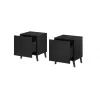 Naktsgaldiņš cama meble NOVA 44x40x52 cm matēti melns — 1 atvilktne, 16 mm rāmis