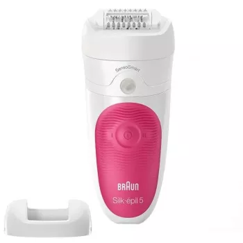 Braun Silk-epil 5 5-500 SensoSmart epilators, rozā/balts