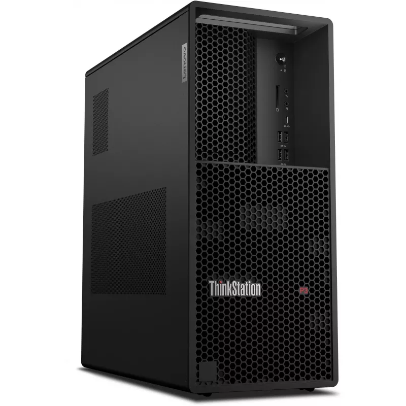 Lenovo ThinkStation P3 Tower Gen 2 Intel Core Ultra 5 245K 32 GB DDR5-SDRAM 512 GB SSD Windows 11 Pro darbstacija melna