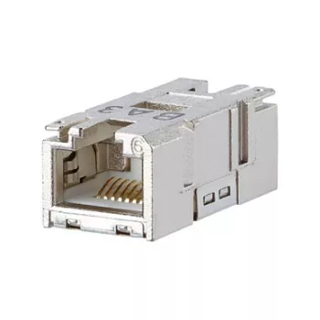 Metz 1401200810MI Sudraba RJ45 Keystone