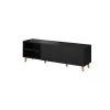 Cama RTV skapis PAFOS 150x42x52 melns matēts