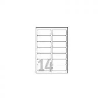 Adrešu etiķetes Avery L7163-40, 560 etiķetes, 40 loksnes
