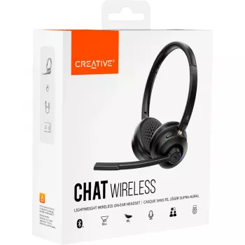 Creative Labs Headset Chat Wireless - bezvadu austiņas ar ANC