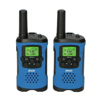 Divvirzienu radio Alecto FR-115BW — 8 kanāli, līdz 7 km diapazons, 24 h akumulatora darbība, 2 baterijas iekļautas