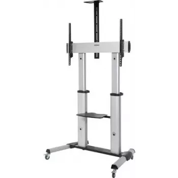 SpeaKa Professional SP-6646944 Turētājs izkārtņu displejiem 2,54 m (100 inch) Melns - Sudrabs
