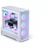 PHANTEKS Eclipse G400A datora korpuss + Glacier M25 Gen2 šķidruma dzesēšana - Balts