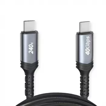 USB kabelis VALUE 11.99.9086 USB4 Gen 3x2 1 m USB-C Melns