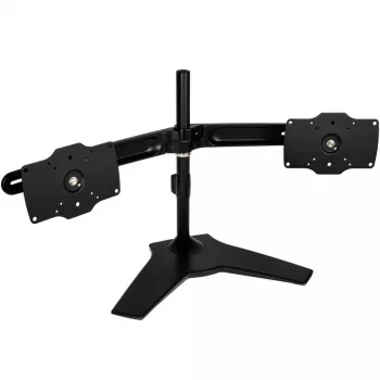 SilverStone SST-ARM23BS-L - Divu monitoru roka - melna