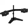 SilverStone SST-ARM23BS-L - Divu monitoru roka - melna