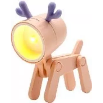 LED Galda Lampa RealPower 486313 Rozā Universāla Ar Bateriju
