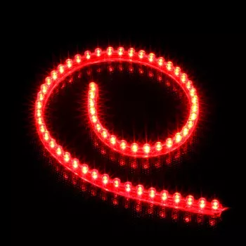 LED lente Lamptron LAMP-LEDFL6002 — sarkana, elastīga apgaismojuma lente