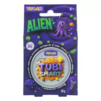 Modelējamā masa TUBAN Tubi Smart – Alien, violeta, 50 g