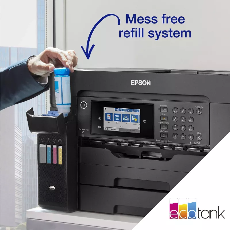 Epson EcoTank ET-16605 tintas printeris A3 4800 x 2400 DPI 32 ppm Wi-Fi