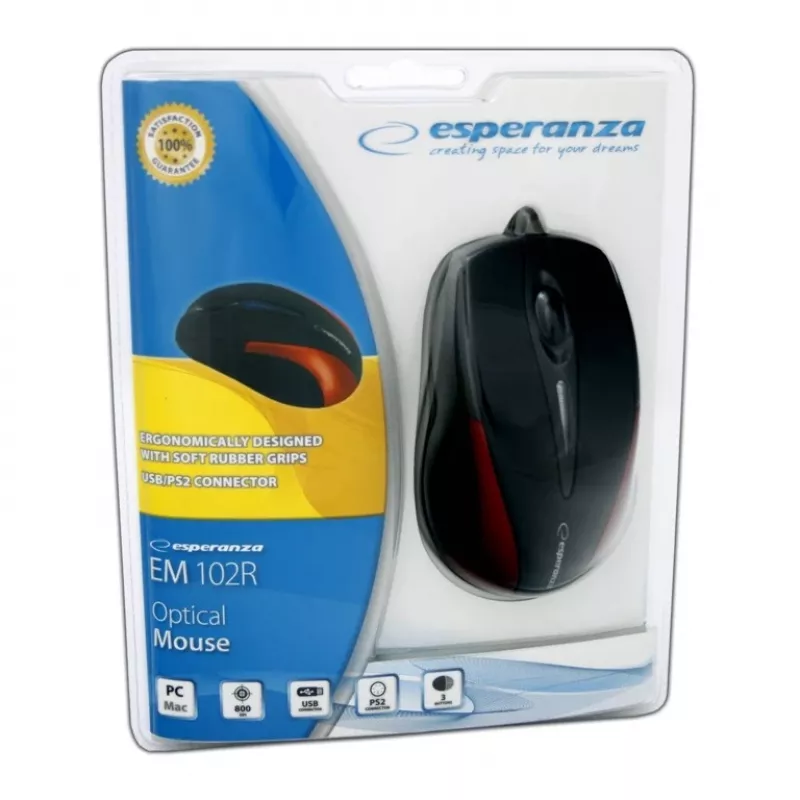 Optiskā pele SIRIUS EM102R USB