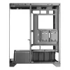TACENS Mars Gaming MCPRISMA Midi Tornis PC korpuss, Melns, rūdīts stikls, atbalsta ATX/Micro-ATX/Mini-ITX, 2x3.5 collu + 2x2.5 collu sloti