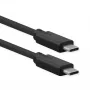 USB kabelis ROLINE 11.02.9071 USB 3.2 Gen 2 1 m USB C Melns