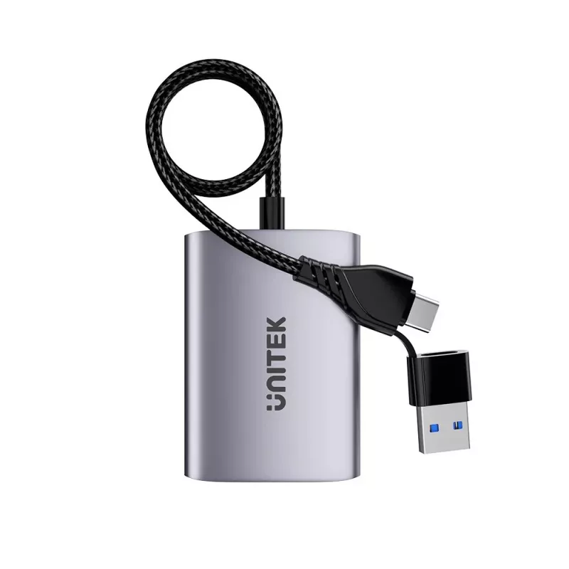 USB-C / USB-A uz 2× HDMI MST FullHD adapteris Unitek V1427A01