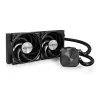 Montech HyperFlow Silent 240 procesoru šķidruma dzesēšanas sistēma AIO 240 mm melna