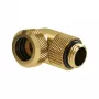 Barrow Multi-Link Adapter TWT90KND-K12 90° G1/4 vīrišķais uz 12mm cieto cauruli, grozāms, zelts